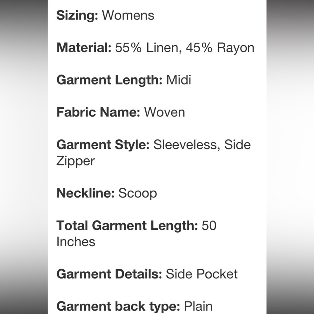 Universal Thread Olive Green Linen Sleeveless Mid… - image 6